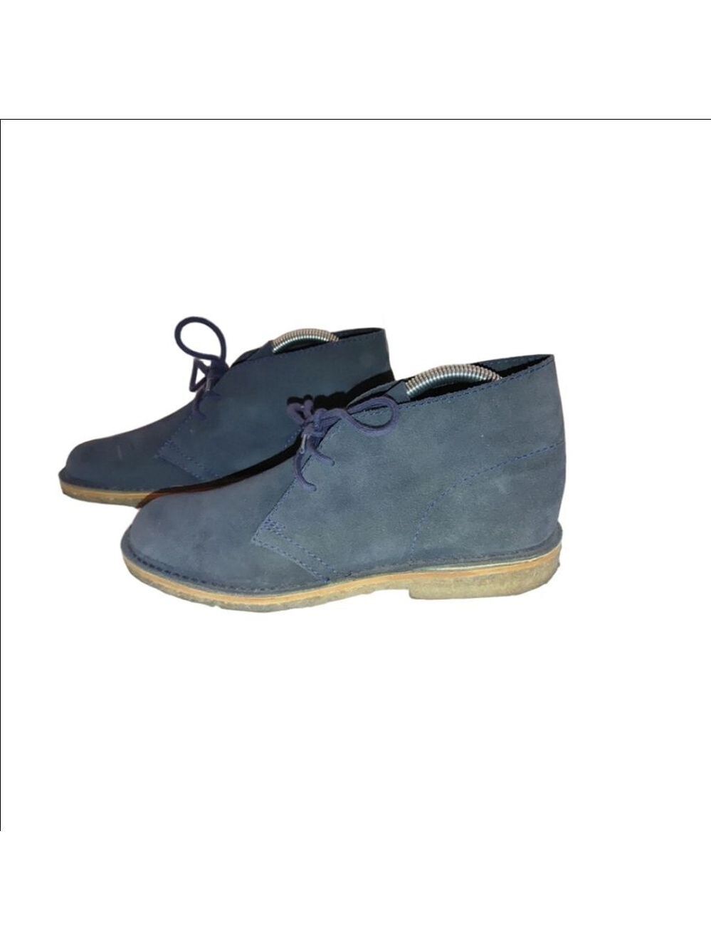 Brooks Brothers Mens Blue Suede Chukka Lace ups Size 8